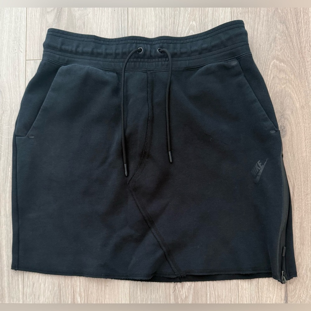Nike Black Drawstring Athletic Skirt